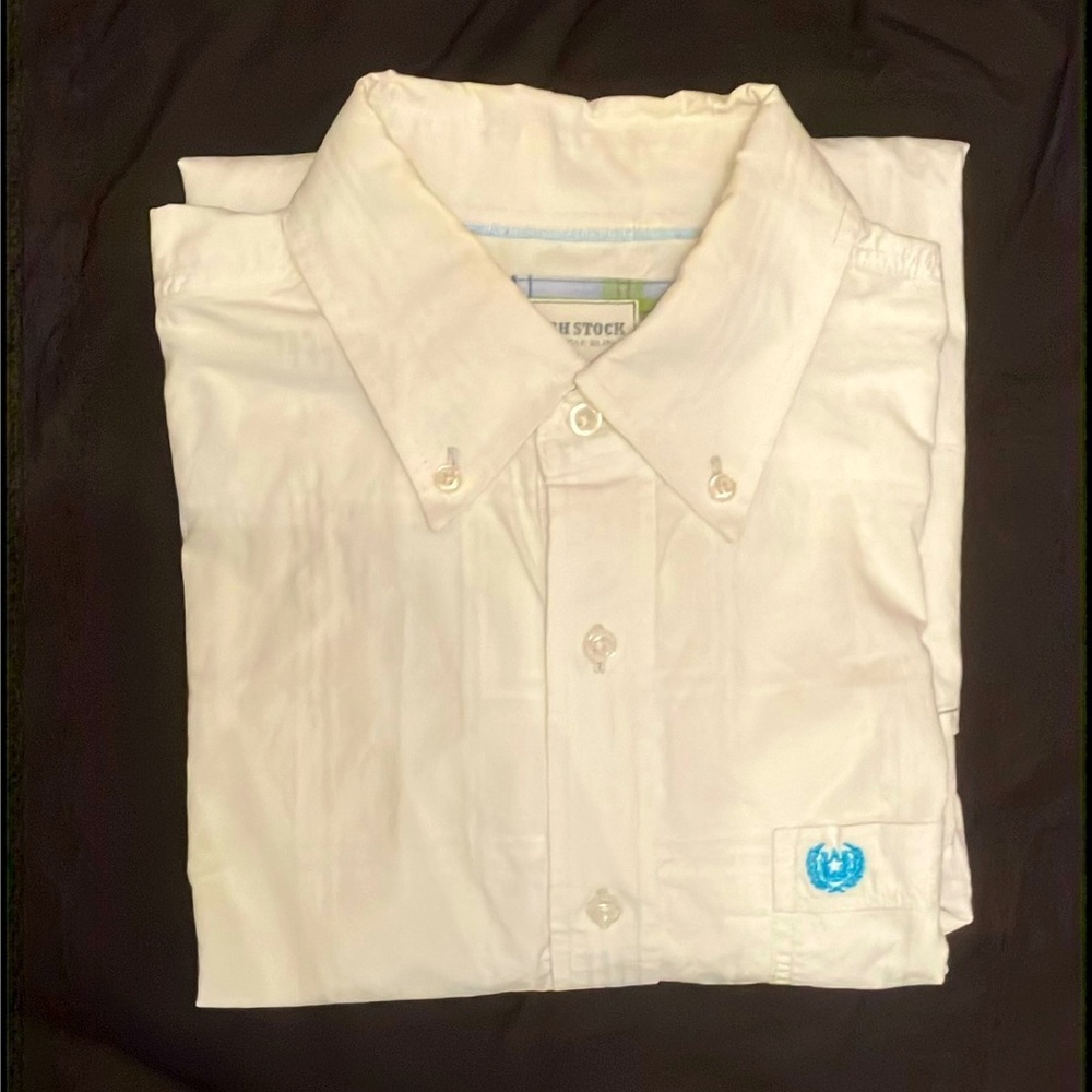 Rough Stock Shirt Size L Panhandle Slim 100% Cotton